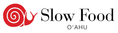 Slow Food Oahu red and black logo
